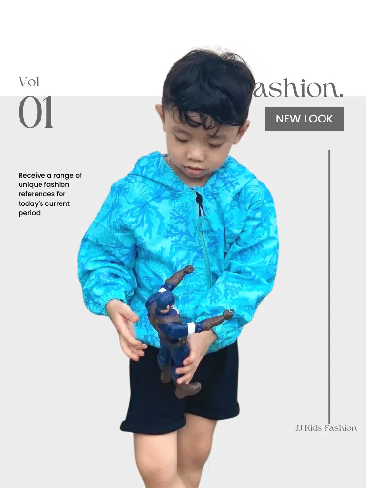 Áo khoác bé trai thời trang, áo khoác dù size từ  2– 9 tuổi –  BST Xuân Hè 2024 | JJ Kids Fashion - Ảnh 9