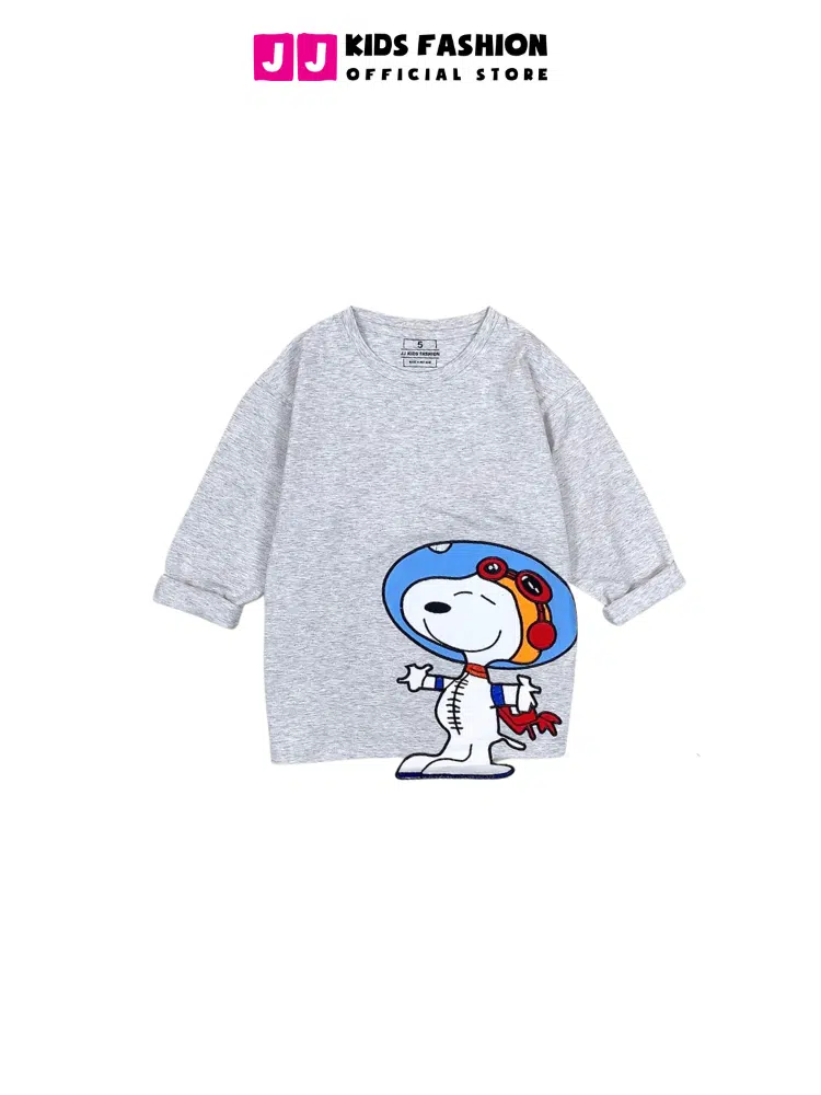 Áo thun bé trai thời trang, áo thun tay dài từ 2 - 15 tuổi –  BST Xuân Hè 2024 | JJ Kids Fashion - Ảnh 15