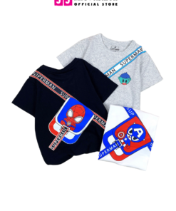 Áo thun bé trai thời trang, áo thun ngắn tay in siêu nhân từ 2 - 8 tuổi –  BST Xuân Hè 2024 | JJ Kids Fashion