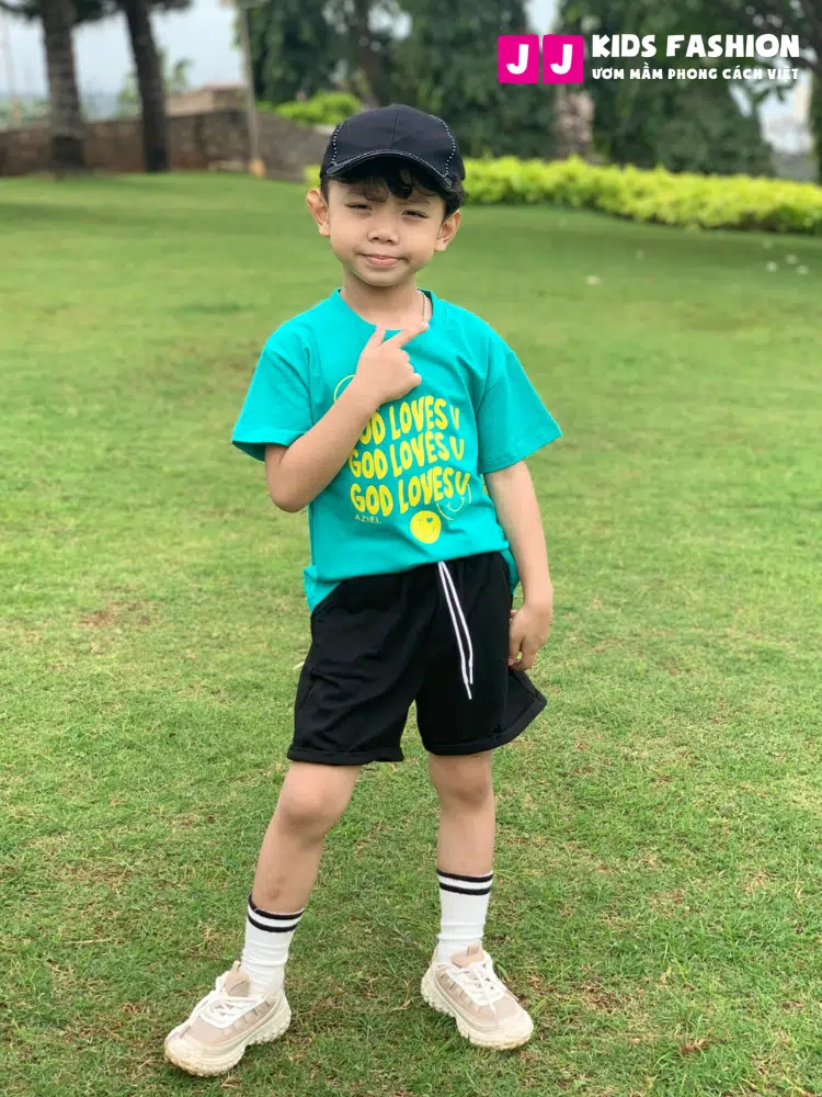 Áo thun bé trai thời trang, áo thun ngắn tay nhiều màu từ 2 - 15 tuổi –  BST Xuân Hè 2024 | JJ Kids Fashion - Ảnh 16
