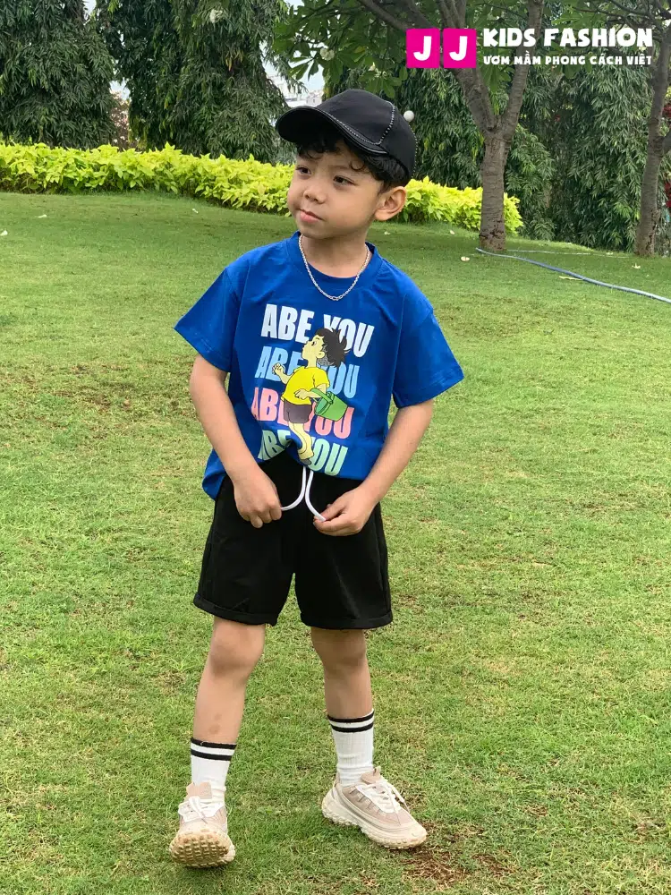 Áo thun bé trai thời trang, áo thun ngắn tay nhiều màu từ 2 - 15 tuổi –  BST Xuân Hè 2024 | JJ Kids Fashion - Ảnh 21