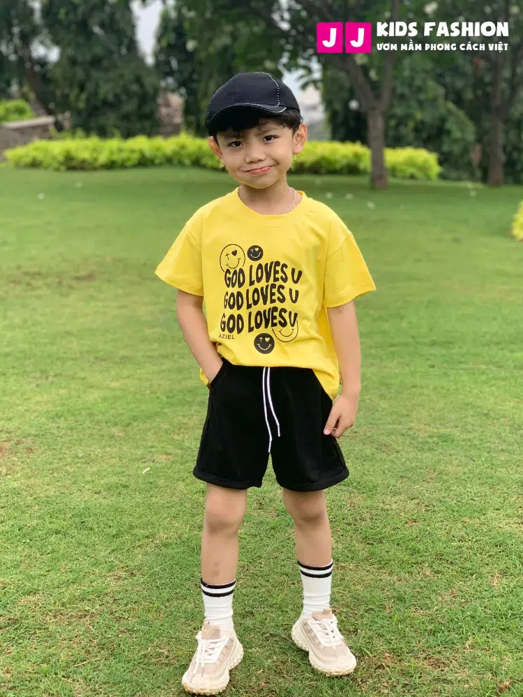 Áo thun bé trai thời trang, áo thun ngắn tay nhiều màu từ 2 - 15 tuổi –  BST Xuân Hè 2024 | JJ Kids Fashion - Ảnh 17