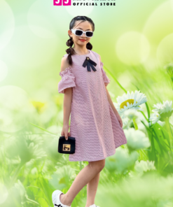 Váy bé gái thời trang, váy nơ cotton bé gái từ 2 - 14 tuổi –  BST Xuân Hè 2024 | JJ Kids Fashion