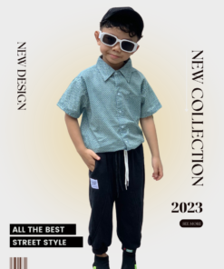 Áo sơmi bé trai thời trang, áo sơmi ngắn tay nhiều màu từ 2 - 8 tuổi –  BST Xuân Hè 2024 | JJ Kids Fashion