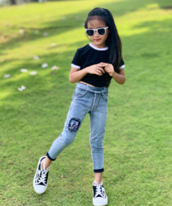 Quần bé gái thời trang, quần jean phong cách cho bé gái 5-15 tuổi - BST Xuân Hè 2024 | JJ Kids Fashion