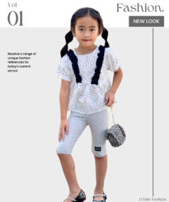 Áo bé gái thời trang, áo kiểu ngắn tay từ 2 - 14 tuổi –  BST Xuân Hè 2024 | JJ Kids Fashion