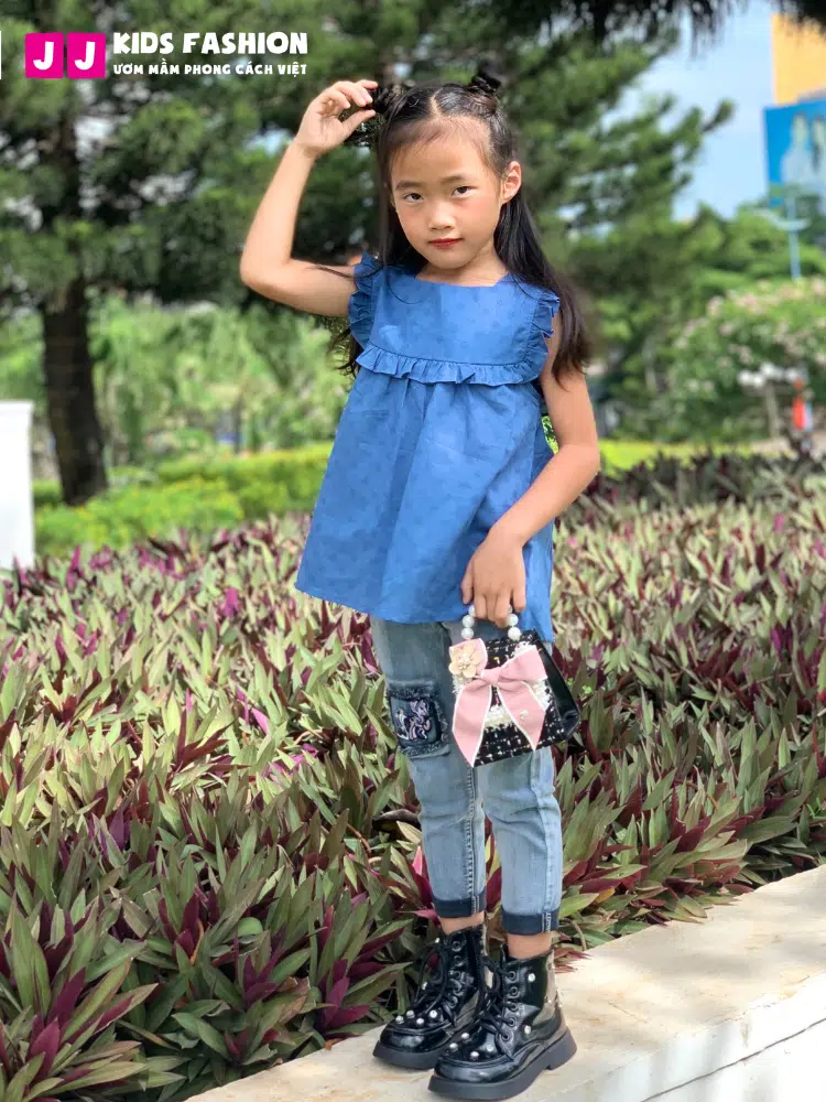 Áo bé gái thời trang, áo bé gái cọc tay từ 2 - 8 tuổi –  BST Xuân Hè 2024 | JJ Kids Fashion