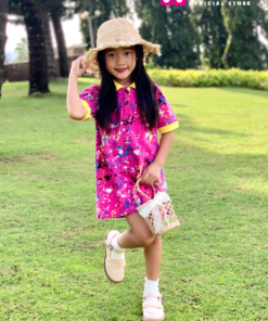 Váy bé gái thời trang, váy họa tiết teddy bé gái từ 2 - 8 tuổi –  BST Xuân Hè 2024 | JJ Kids Fashion