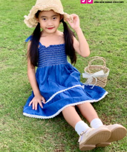 Váy bé gái thời trang, váy bé gái hai dây từ 2 - 8 tuổi –  BST Xuân Hè 2024 | JJ Kids Fashion