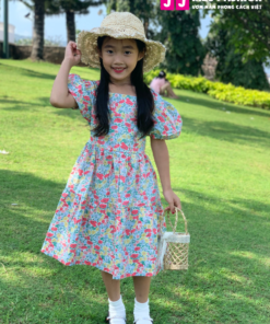 Váy bé gái thời trang, váy hoa bé gái từ 2 - 8 tuổi –  BST Xuân Hè 2024 | JJ Kids Fashion