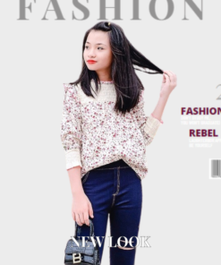 Áo bé gái thời trang, áo bé gái họa tiết dài tay từ 11 - 15 tuổi –  BST Xuân Hè 2024 | JJ Kids Fashion