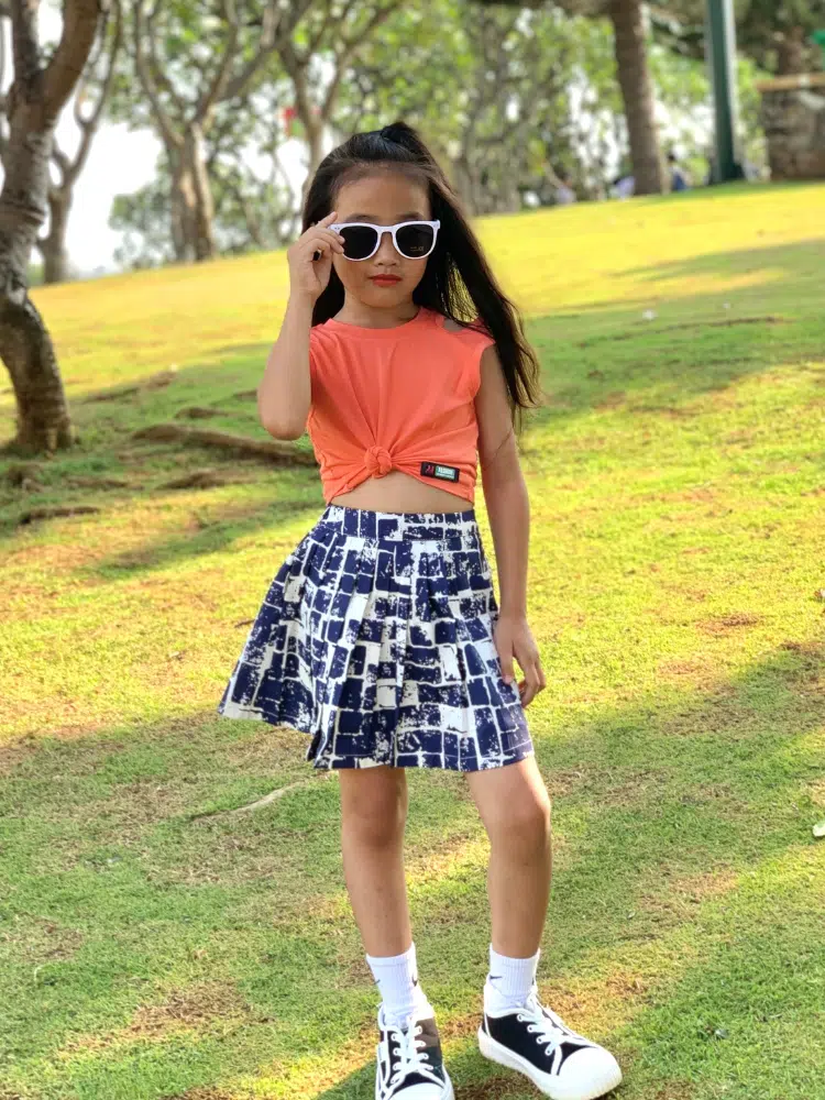 Chân váy bé gái thời trang, chân váy phong cách cho bé gái 8-14 tuổi - BST Xuân Hè 2024 | JJ Kids Fashion