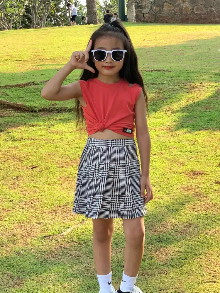 Chân váy bé gái thời trang, chân váy phong cách cho bé gái 8-14 tuổi - BST Xuân Hè 2024 | JJ Kids Fashion - Ảnh 10