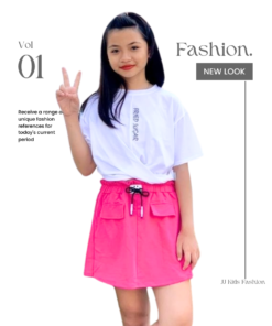 Chân váy bé gái thời trang, chân váy cá tính phong cách cho bé gái 2 - 15 tuổi - BST Xuân Hè 2024 | JJ Kids Fashion