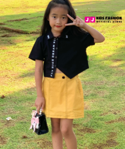 Chân váy bé gái thời trang, chân váy cá tính phong cách cho bé gái 8 - 14 tuổi - BST Xuân Hè 2024 | JJ Kids Fashion