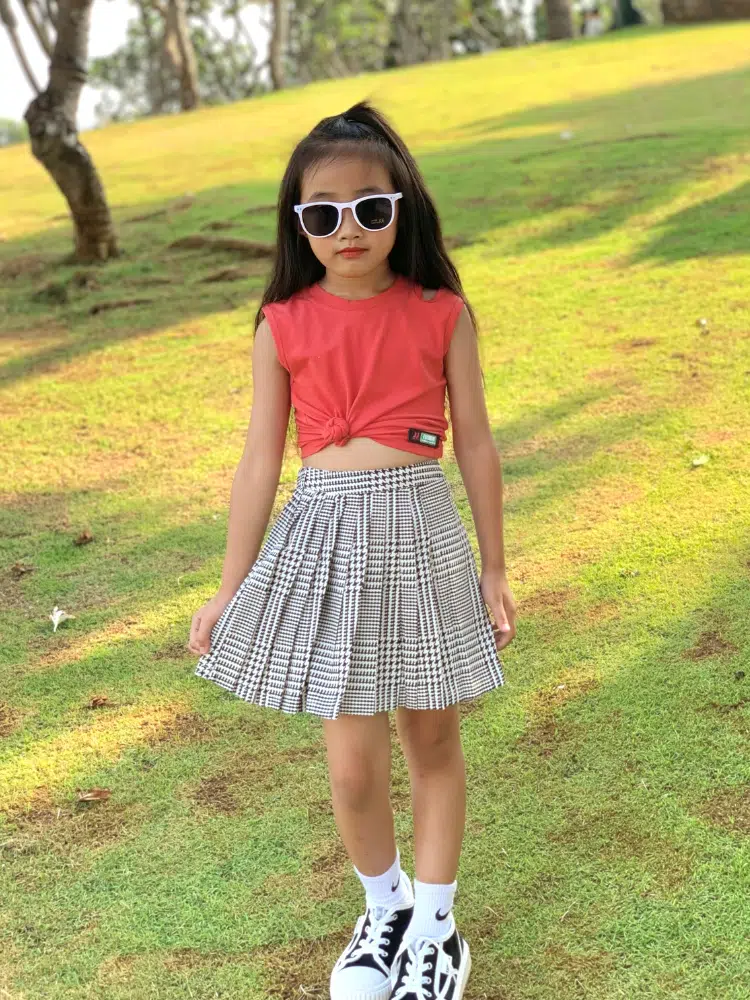 Chân váy bé gái thời trang, chân váy phong cách cho bé gái 8-14 tuổi - BST Xuân Hè 2024 | JJ Kids Fashion - Ảnh 9