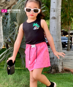 Chân váy bé gái thời trang, chân váy phong cách cho bé gái 2 -14 tuổi - BST Xuân Hè 2024 | JJ Kids Fashion